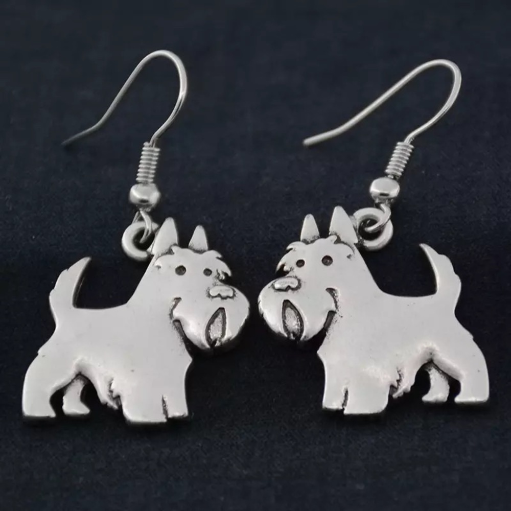 SCOTTISH TERRIER STAINLESS STEEL EARRINGS